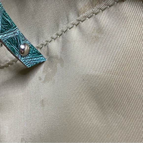 Genna De Rossi Shoulder Bag Tan/Teal - Picture 5 of 5